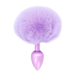 happiness TOYJOY Plug Queue de Lapin Enchanting Bunnytail 5 x 2.8cm Violet